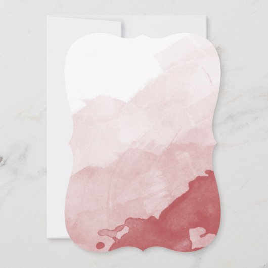 Faire-part de mariage gris et marron (Dos)