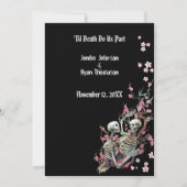 faire-part de mariage halloween (Devant)