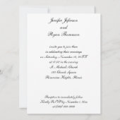 faire-part de mariage halloween (Dos)