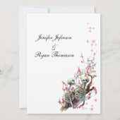 faire-part de mariage halloween (Devant)