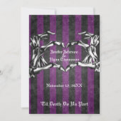 faire-part de mariage halloween (Devant)