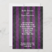 faire-part de mariage halloween (Dos)