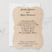faire-part de mariage halloween (Dos)
