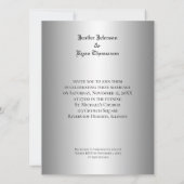 faire-part de mariage halloween (Dos)