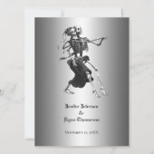 faire-part de mariage halloween (Devant)