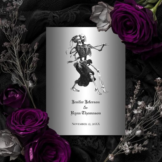 faire-part de mariage halloween