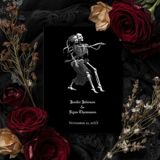 faire-part de mariage halloween