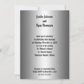 faire-part de mariage halloween (Dos)