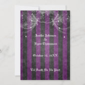 faire-part de mariage halloween (Devant)