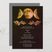 Faire-part de mariage Harvest Triple Moon (Devant / Derrière)