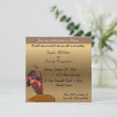 Faire-part de mariage hawaïen (Debout devant)