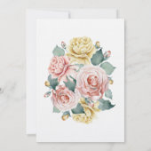 Faire-part de mariage hébergé par les parents de l (Dos)