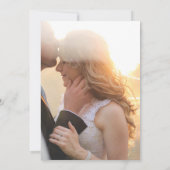 Faire-part de mariage Herbe des Pampas (Dos)
