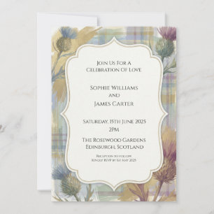 Faire-part de mariage Highland Heather