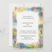 Faire-part de mariage Highland Tartan Thistle (Devant)