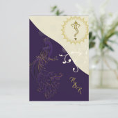 Faire-part de mariage hindoue indienne (Debout devant)