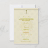 Faire-part de mariage hindoue indienne (Dos)