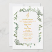 Faire-part de mariage hindoue indienne avec image  (Devant)