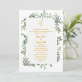 Faire-part de mariage hindoue indienne avec image  (Debout devant)