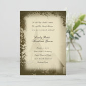 Faire-part de mariage historique de l'île Mackinac (Debout devant)