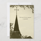 Faire-part de mariage historique d'île de Mackinac (Dos)