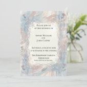 Faire-part de mariage Hiver Thistle Celtique (Debout devant)