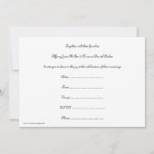 Faire-part de mariage humour drôle de texte person (Dos)