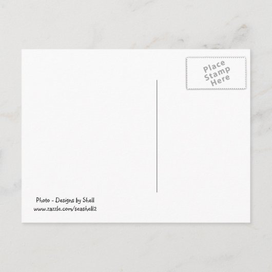 Faire-part de mariage Hydrangea Bleu Bébé (Dos)