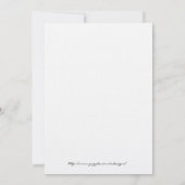 Faire-part de mariage Hydrangea Save the Date (Dos)