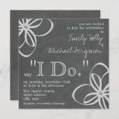 Faire-part de mariage "I Do" - La Marque inspire l (Devant / Derrière)