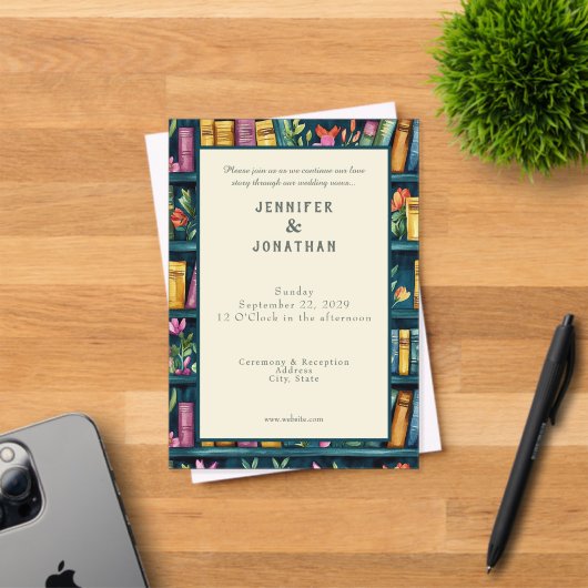 Faire-part de mariage impression pour amateurs de (Insitu (Carte d'invitation))
