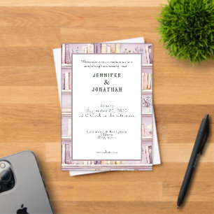 Faire-part de mariage impression rustique pour ama