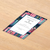 Faire-part de mariage impression rustique pour amo (Poser)