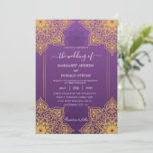 faire-part de mariage indien (Debout devant)