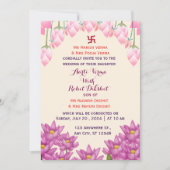 Faire-part de mariage indien (Devant)