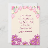 Faire-part de mariage indien (Dos)