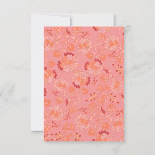 faire-part de mariage indien personnalisé (Dos)