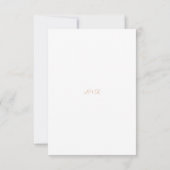 Faire-part de mariage indienne hindou simple (Dos)