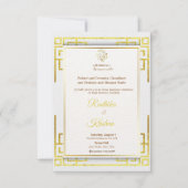 Faire-part de mariage indienne hindou simple (Devant)