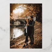 Faire-part de mariage informel avec superposition (Verso)