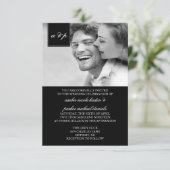 Faire-part de mariage| Initialement (Debout devant)