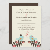 Faire-part de mariage Inséparable (Devant / Derrière)