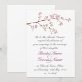 Faire-part de mariage Inséparable (Devant / Derrière)