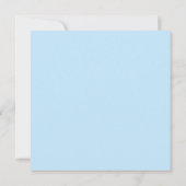 Faire-part de mariage Inséparable bleu (Dos)