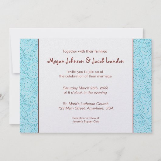 Faire-part de mariage Inséparable Modèle (Dos)