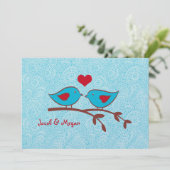 Faire-part de mariage Inséparable Modèle (Debout devant)