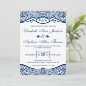 Faire-part de mariage Inséparable Motif de vin (Debout devant)