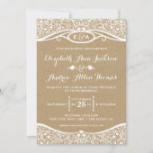 Faire-part de mariage Inséparable Motif de vin (Devant)