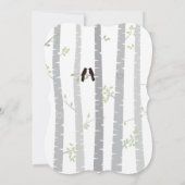 Faire-part de mariage Inséparables 5,5 po x 8,5 po (Dos)