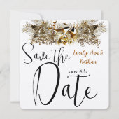 Faire-part de mariage Inséparables forestiers (Devant)